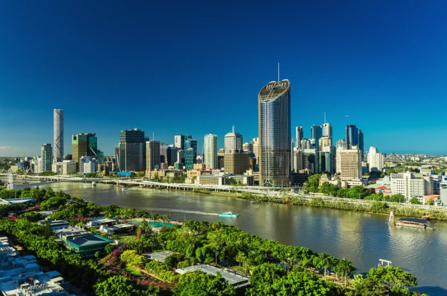 Aerial view of Brisbane Aerial view of Brisbane