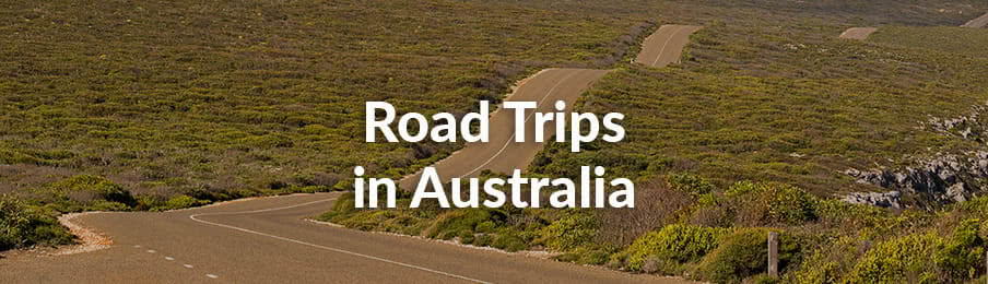 Boxer Drive, windy wavy roadway, located on Kangaroo Island, South Australia.