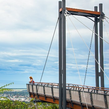 Forest Sky Pier lookout at Coffs Harbour