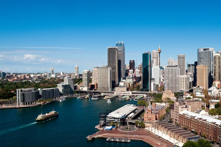 amazing view of circular quay in sydney amazing view of circular quay in sydney
