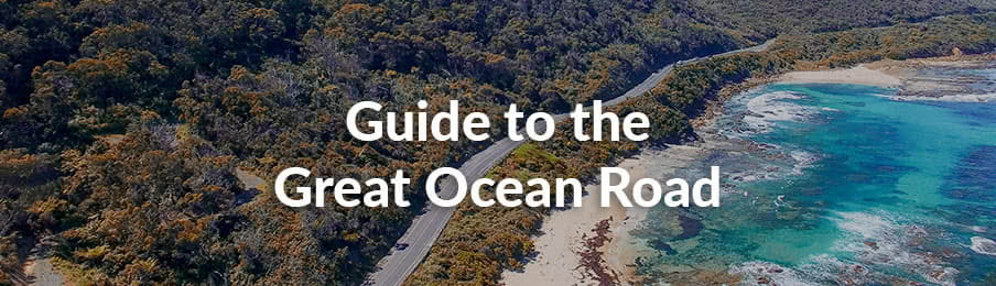 Aerial view of the Great Ocean Road