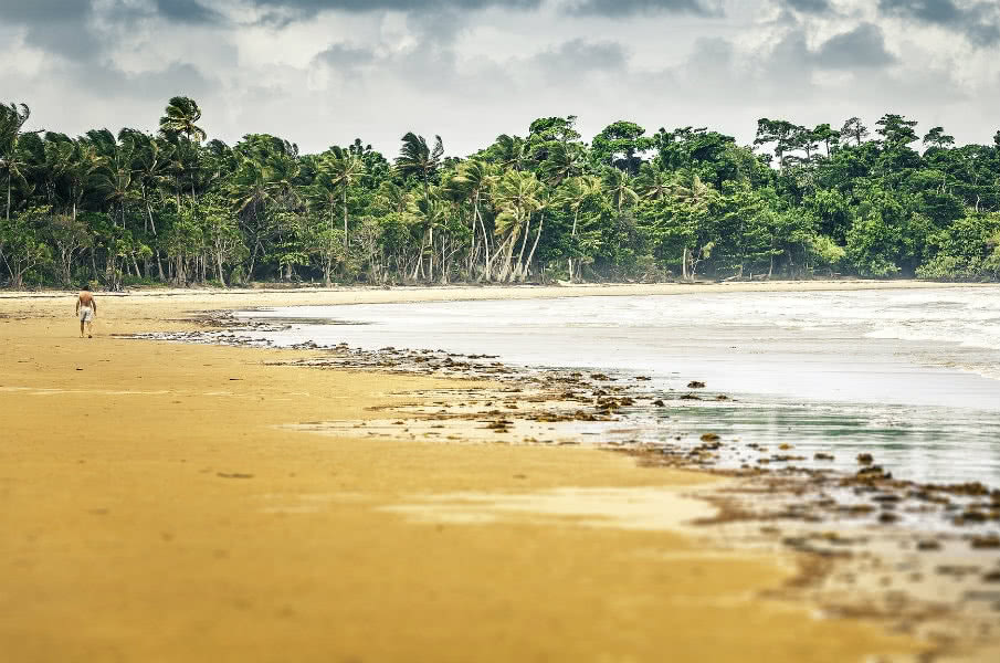 Walking on Mission Beach