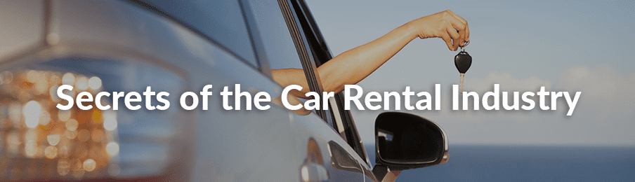 Woman holding the keys of her rental car