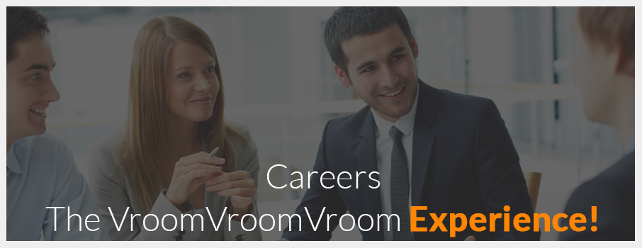 VroomVroomVroom careers' banner