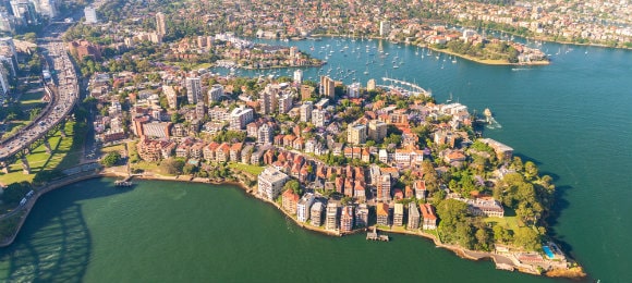 panoramic view from sydney, australia