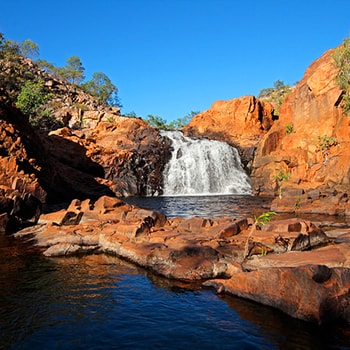 Small waterfall at Kakadu National Park, Northern Territory, AU